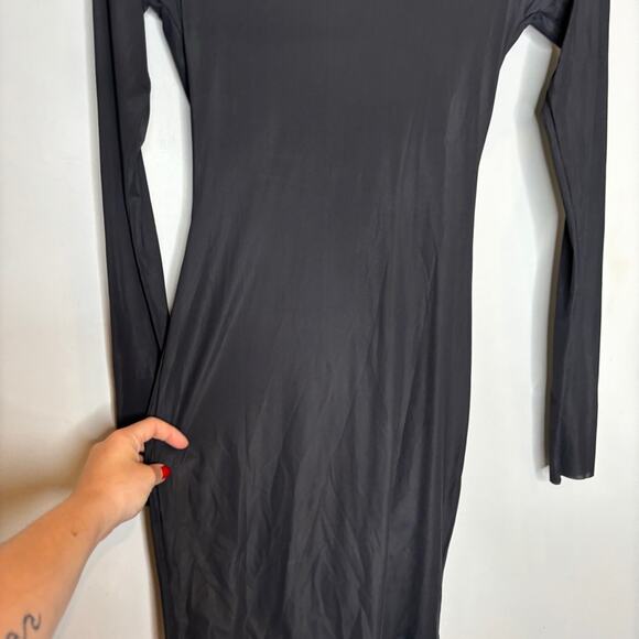 NWT Skims Jelly Sheer Off Shoulder Mini Dress - Picture 6 of 8